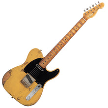 Load image into Gallery viewer, Heavy Distressed Butterscotch Vintage V52 ProShop Custom-Build Electric Guitar