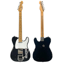 Load image into Gallery viewer, Distressed Black Vintage V52 Bigsby ProShop Unique Electric Guitar Electric Guitar