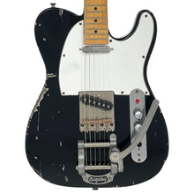 Load image into Gallery viewer, Distressed Black Vintage V52 Bigsby ProShop Unique Electric Guitar Electric Guitar