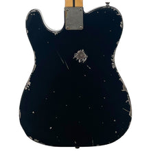 Load image into Gallery viewer, Distressed Black Vintage V52 Bigsby ProShop Unique Electric Guitar Electric Guitar
