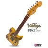 Heavy Distressed Butterscotch Vintage V52 ProShop Custom-Build Electric Guitar