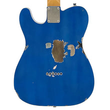 Load image into Gallery viewer, Distressed Metallic Blue Vintage V52 ProShop Unique Electric Guitar