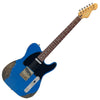 Distressed Metallic Blue Vintage V52 ProShop Unique Electric Guitar