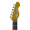Distressed Canary Yellow Vintage V52 ProShop Unique Electric Guitar.