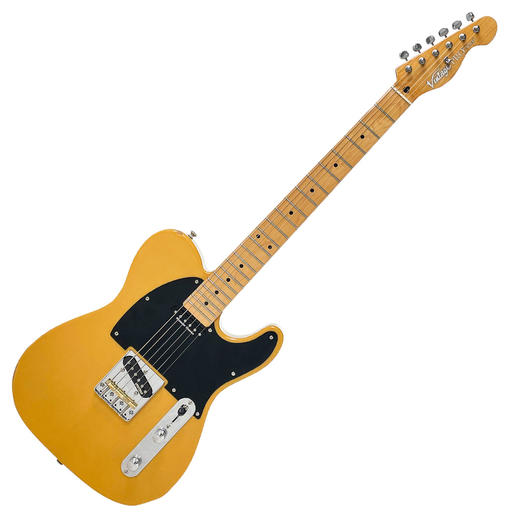 Light Distressed Butterscotch Vintage V52 ProShop Unique Electric Guitar