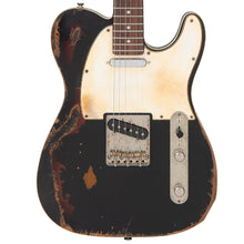 Load image into Gallery viewer, Vintage V59 ProShop Custom-Build Electric Guitar ~ Heavy Distressed Black over Tobacco Sunburst