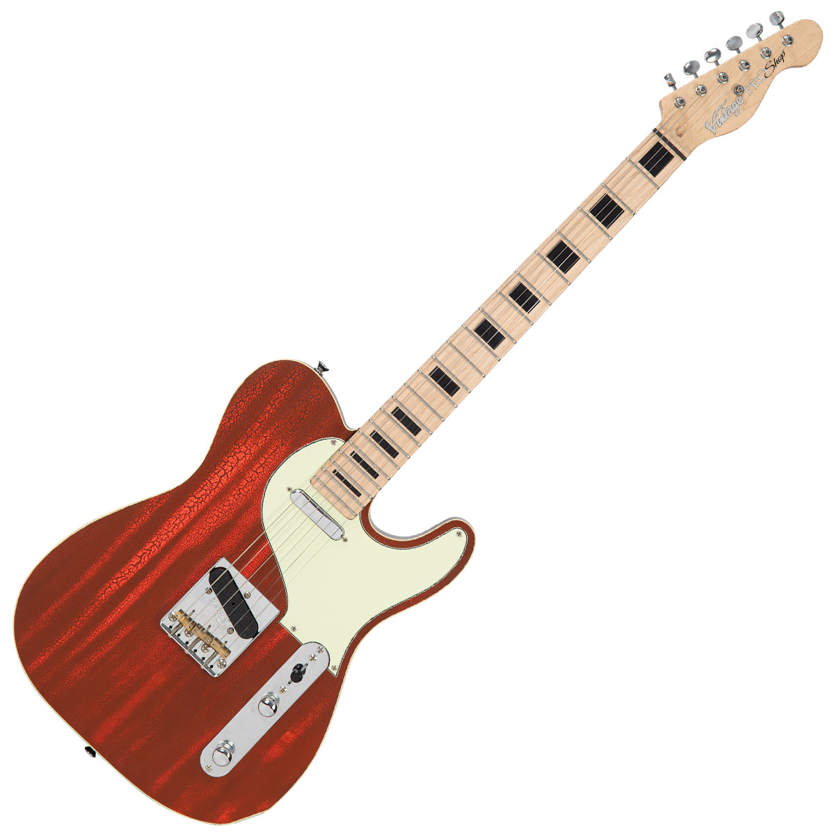 Vintage V59 ProShop Unique ~ Red Crackle Coral – VintageGuitarsRus