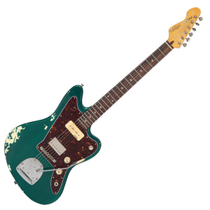 Vintage ProShop Custom-Build V65 Electric Guitar ~ Distressed Racing Green