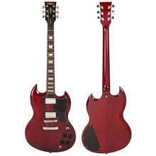 Load image into Gallery viewer, Vintage V69 Coaster Series Electric Guitar ~ Cherry Red
