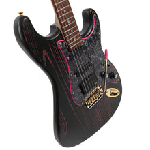 Load image into Gallery viewer, Pink Grain Ash Black Vintage V6 ProShop Unique Electric Guitar