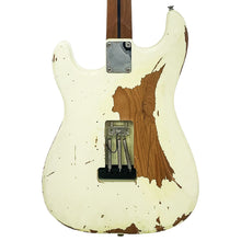 Load image into Gallery viewer, Distressed Vintage White Vintage V6 ProShop Unique Electric Guitar