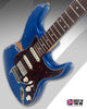 Distressed Metallic Blue Vintage V6 ProShop Unique Electric Guitar