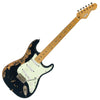 Heavy Distressed Black Vintage V6 ProShop Unique Electric Guitar