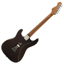 Load image into Gallery viewer, Distressed Dark Brown Vintage V6 ProShop Unique Electric Guitar