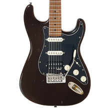 Load image into Gallery viewer, Distressed Dark Brown Vintage V6 ProShop Unique Electric Guitar