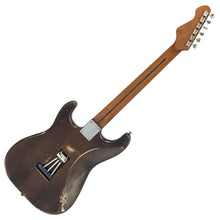 Load image into Gallery viewer, Distressed Tobacco Brown Vintage V6 ProShop Unique Electric Guitar