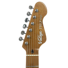 Load image into Gallery viewer, White with Roasted Maple Neck/Fingerboard Vintage V6 ProShop Unique Electric Guitar