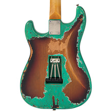 Load image into Gallery viewer, Vintage V6 ProShop Unique Electric Guitar~ Ventura Green over Tobacco Sunburst