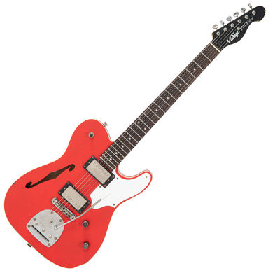 Coral Red Vintage V72 ProShop Custom-Build Electric Guitar