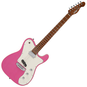 Light Distressed Cerise Pink Vintage V72 ProShop Unique Electric Guitar