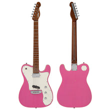 Load image into Gallery viewer, Light Distressed Cerise Pink Vintage V72 ProShop Unique Electric Guitar