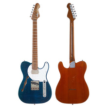 Load image into Gallery viewer, Distressed Trans Blue Vintage V72 ProShop Unique Electric Guitar