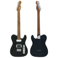 Load image into Gallery viewer, Washed Black with Roasted Maple Neck Vintage V72 ProShop Unique Electric Guitar