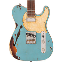 Load image into Gallery viewer, Vintage V72 ProShop Custom-Build ~ Blue Over Tobacco (Contact: Richards Guitars. www.rguitars.co.uk)