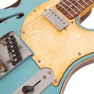 Vintage V72 ProShop Custom-Build ~ Blue Over Tobacco (Contact: Richards Guitars. www.rguitars.co.uk)