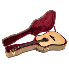 Load image into Gallery viewer, Vintage Deluxe Dreadnought Tweed Guitar Guitar Case ~ Shaped