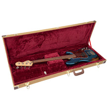 Load image into Gallery viewer, Vintage Deluxe Bass Tweed Guitar Guitar Case ~ Oblong