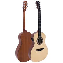 Load image into Gallery viewer, Vintage Statesboro' Moonshine Parlour Cutaway Electro-Acoustic Guitar