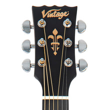 Load image into Gallery viewer, Vintage Stage Series &#39;Folk&#39; Cutaway Electro-Acoustic Guitar