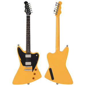 Solar Temple Yellow Vintage Esprit ProShop Custom-Build Electric Guitar
