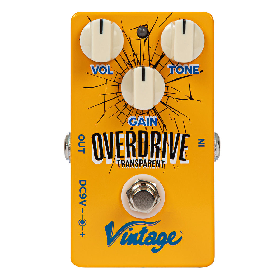 transparent overdrive guitar pedal Vintage Transparent Overdrive Effects Pedal