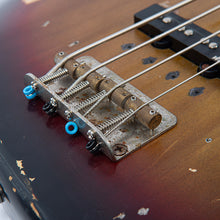 Load image into Gallery viewer, Heavy Distress Sunburst Vintage VJ74 ProShop Unique Fretless &#39;JP&#39; Bass