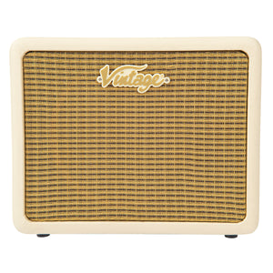 Vintage White Vintage Retro 20w Bass Combo with DSP