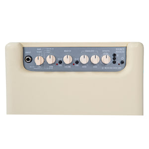 Vintage White Vintage Retro 20w Bass Combo with DSP