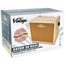 Load image into Gallery viewer, Vintage Retro 20w Bass Combo with DSP ~ Vintage White