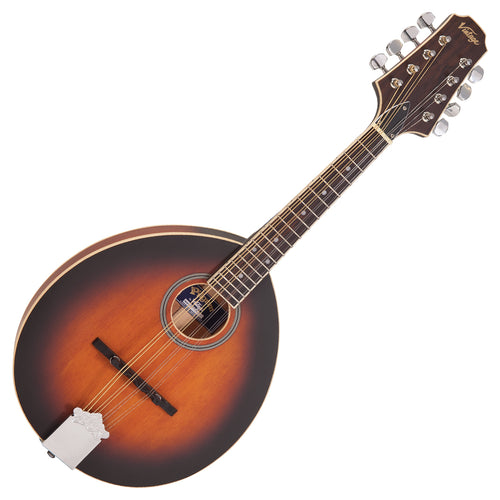 Vintage Pilgrim Redwood Round Soundhole Mandolin