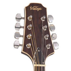 Vintage Pilgrim Redwood Round Soundhole Mandolin
