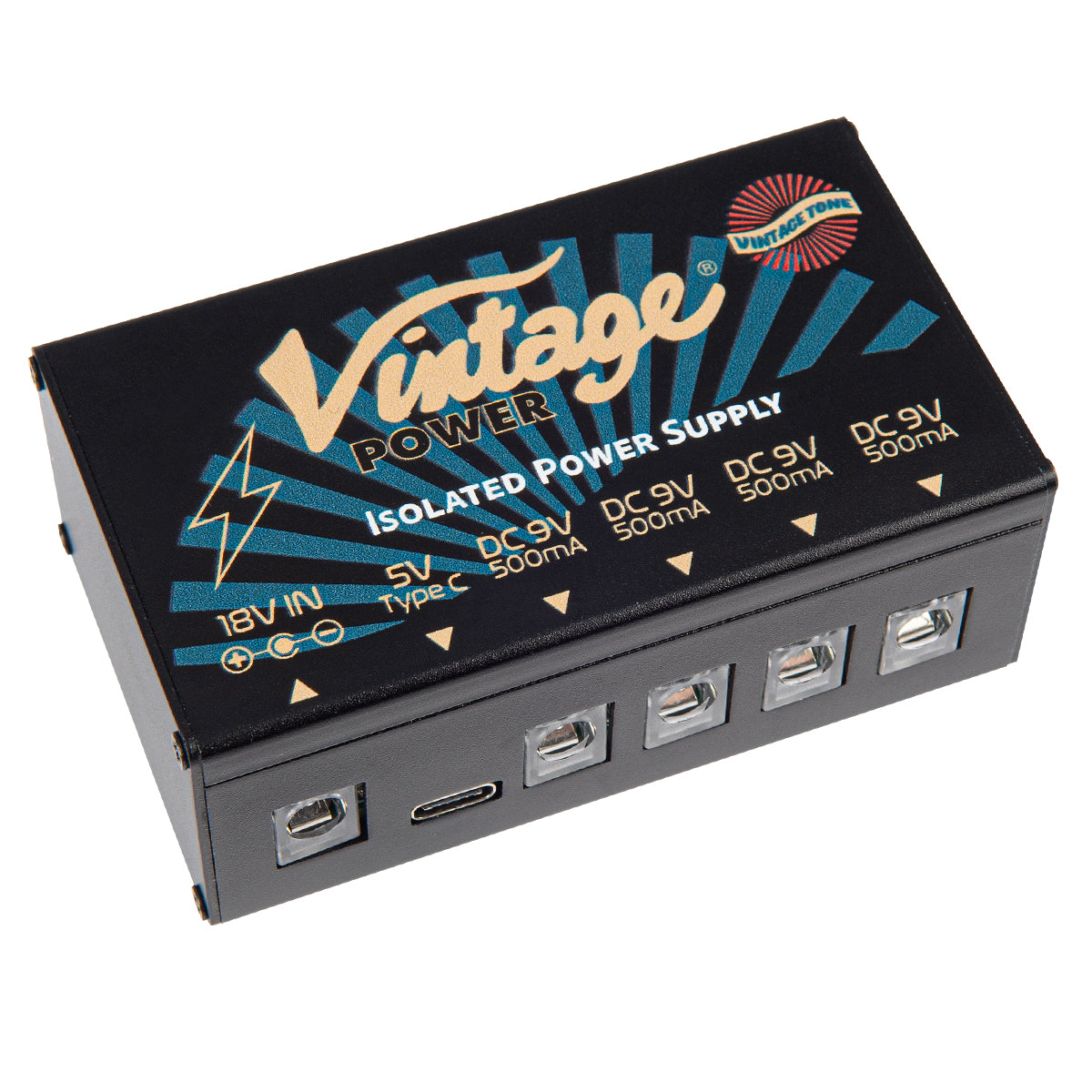 pedal power Vintage Effects Pedal Multiple Output Power Supply