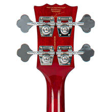 Load image into Gallery viewer, Vintage REVO Series &#39;Callan&#39; Bass Guitar ~ See Thru Cherry Red