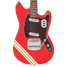 Load image into Gallery viewer, Red with Vintage White Racing Stripe Vintage REVO ProShop Custom-Build Electric Guitar