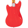 Red with Vintage White Racing Stripe Vintage REVO ProShop Custom-Build Electric Guitar