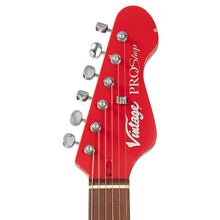 Load image into Gallery viewer, Red with Vintage White Racing Stripe Vintage REVO ProShop Custom-Build Electric Guitar