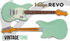 Vintage REVO Series 'Colt' SS Twin Electric Guitar ~ Ventura Green