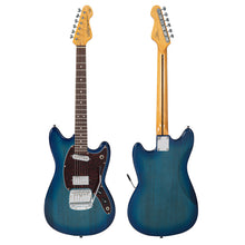 Load image into Gallery viewer, Vintage REVO Series &#39;Colt&#39; HS Duo Electric Guitar ~ Blueburst
