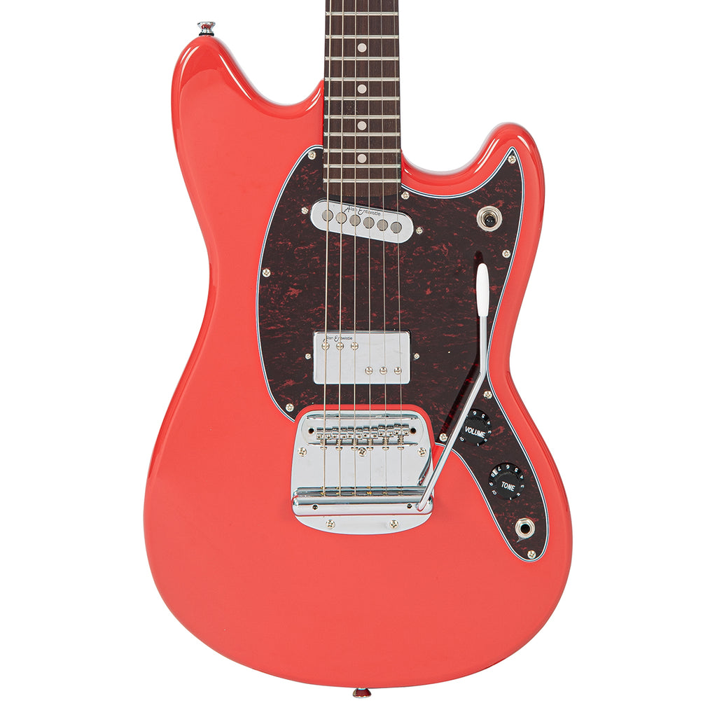 Vintage REVO Series 'Colt' HS Duo Electric Guitar ~ Firenza Red ...