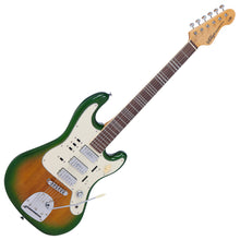 Load image into Gallery viewer, Green/Yellowburst Vintage REVO Series Galactica Electric Guitar